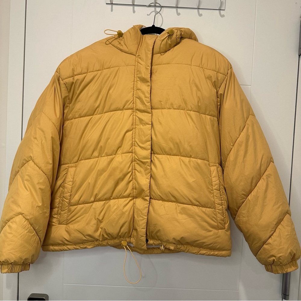 Yellow/Mustard Puffer Jacket Arizona Jean Co